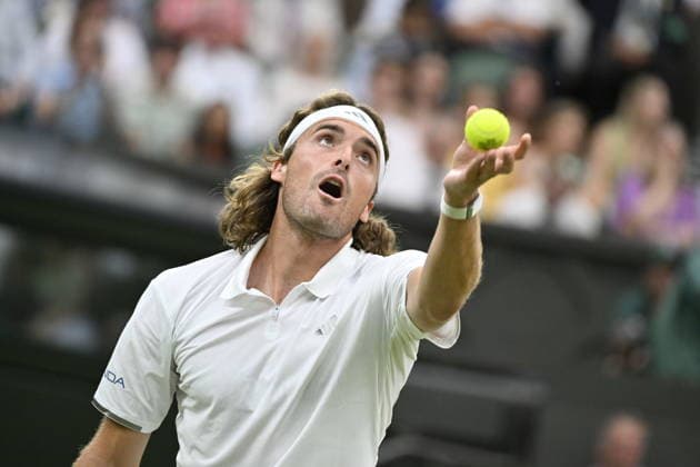 Tennis - Wimbledon 2026 - ITF - The Championships - 01 06 2026 - Tennis - Wimbledon 2026 - ITF - The Championships - 01 06 2026 -Stefanos Tsitsipras - Grece London  Copyright: xChryslenexCaillaud Psnewzx