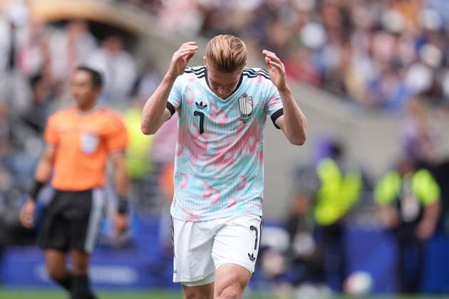Belgium v Senegal - FIFA World Cup, WM, Weltmeisterschaft, Fussball 2026 - Round of 32 SEATTLE, USA - JULY 01: Kevin De Bruyne of Belgium reacts during the 2026 FIFA World Cup Round of 32 match between Belgium and Senegal at Lumen Field (Seattle Stadium) in Seattle, Washington, United States on July 01, 2026. Ercin Erturk Anadolu Washington United States. Editorial use only. Please get in touch for any other usage.  Copyright: x2026xAnadoluxErcinxErturkx