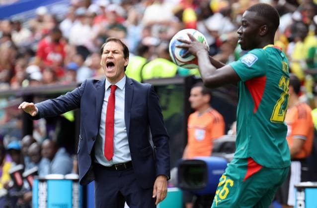 Belgium s head coach Rudi Garcia reacts during a soccer game between Belgian national team, Nationalteam Red Devils and Senegal, on Wednesday 01 July 2026, at the Seattle Field, in Seattle, a 1 16 finals game in the FIFA World Cup, WM, Weltmeisterschaft, Fussball 2026. BRUNOxFAHY  x180116178x
