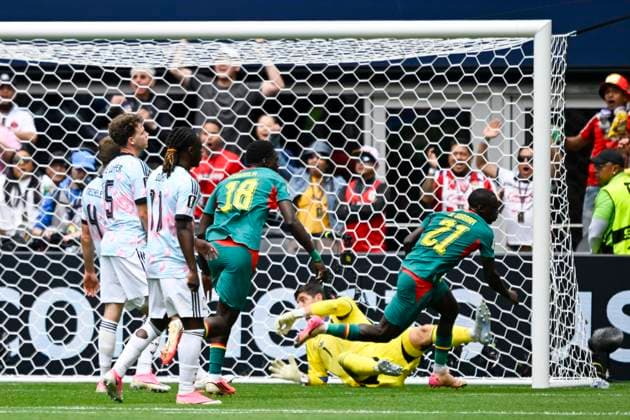 Belgium vs Senegal - 2026 FIFA World Cup, WM, Weltmeisterschaft, Fussball SEATTLE, USA - JULY 01 : Diarra Habib midfielder of Senegal celebrating scoring a goal during the FIFA World Cup 2026 Round of 32 match between Belgium and Senegal at the Lumen Field stadium on July 01, 2026 in Seattle, USA, 01 07 2026 Seattle United States of America  Copyright: xNicoxVereeckenx