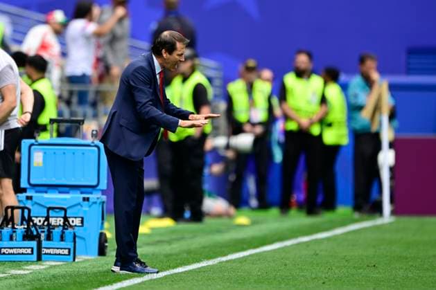 Belgium vs Senegal - 2026 FIFA World Cup, WM, Weltmeisterschaft, Fussball SEATTLE, USA - JULY 01 : Garcia Rudi head coach of Belgiumduring the FIFA World Cup 2026 Round of 32 match between Belgium and Senegal at the Lumen Field stadium on July 01, 2026 in Seattle, USA, 15 06 2026 Seattle United States of America  Copyright: xJanxDexMeuleneirx