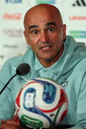 FIFA World Cup, WM, Weltmeisterschaft, Fussball 2026 - Portugal press conference, PK, Pressekonferenz Portugal soccer team head coach Roberto Martinez speaks during the press conference at the Toronto Stadium for the FIFA World Cup 2026, Toronto, Canada, 01 July 2026. Toronto Toronto Canada  Copyright: xMIGUELxA.xLOPESx