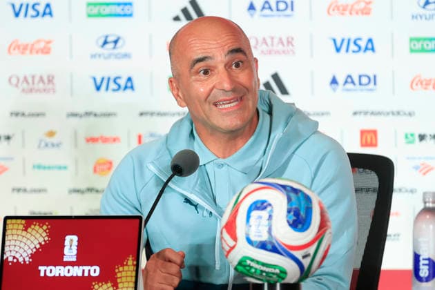 Portugal s coach Roberto Martinez speaks at a press conference, PK, Pressekonferenz in Toronto, Canada, 01 July 2026. Press conference of the Portugal national team, Nationalteam !ACHTUNG: NUR REDAKTIONELLE NUTZUNG!  Copyright: xBienvenidoxVelascox GR3329 20260701-55020769974_1
