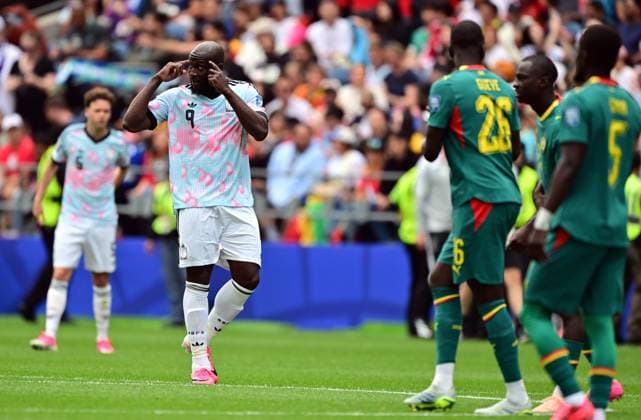 Belgium s Romelu Lukaku pictured during a soccer game between Belgian national team, Nationalteam Red Devils and Senegal, on Wednesday 01 July 2026, at the Seattle Field, in Seattle, a 1 16 finals game in the FIFA World Cup, WM, Weltmeisterschaft, Fussball 2026. DIRKxWAEM  x180121727x