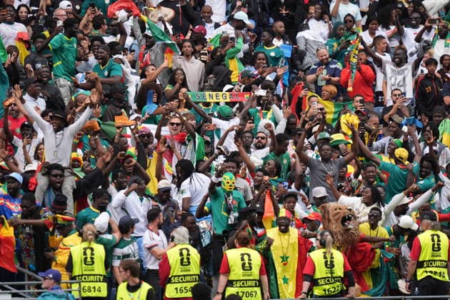 Belgium v Senegal - FIFA World Cup, WM, Weltmeisterschaft, Fussball 2026 - Round of 32 SEATTLE, USA - JULY 01: Fans of Senegal celebrate after a goal during the 2026 FIFA World Cup Round of 32 match between Belgium and Senegal at Lumen Field (Seattle Stadium) in Seattle, Washington, United States on July 01, 2026. Ercin Erturk Anadolu Washington United States. Editorial use only. Please get in touch for any other usage.  Copyright: x2026xAnadoluxErcinxErturkx