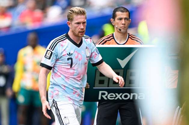 Belgium vs Senegal - 2026 FIFA World Cup, WM, Weltmeisterschaft, Fussball SEATTLE, USA - JULY 01 : De Bruyne Kevin forward of Belgium leaving the field during the FIFA World Cup 2026 Round of 32 match between Belgium and Senegal at the Lumen Field stadium on July 01, 2026 in Seattle, USA, 15 06 2026 Seattle United States of America  Copyright: xNicoxVereeckenx