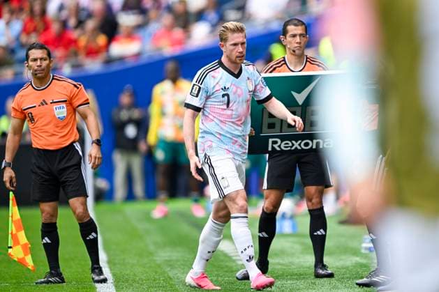 Belgium vs Senegal - 2026 FIFA World Cup, WM, Weltmeisterschaft, Fussball SEATTLE, USA - JULY 01 : De Bruyne Kevin forward of Belgium leaving the field during the FIFA World Cup 2026 Round of 32 match between Belgium and Senegal at the Lumen Field stadium on July 01, 2026 in Seattle, USA, 15 06 2026 Seattle United States of America  Copyright: xNicoxVereeckenx