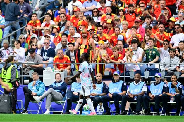 Belgium vs Senegal - 2026 FIFA World Cup, WM, Weltmeisterschaft, Fussball SEATTLE, USA - JULY 01 : Doku Jeremy forward of Belgium during the FIFA World Cup 2026 Round of 32 match between Belgium and Senegal at the Lumen Field stadium on July 01, 2026 in Seattle, USA, 15 06 2026 Seattle United States of America  Copyright: xJanxDexMeuleneirx