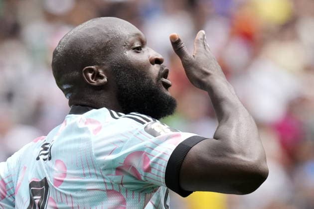FIFA World Cup, WM, Weltmeisterschaft, Fussball 2026 - Round of 32 - Belgium vs Senegal Romelu Lukaku of Belgium celebrates scoring the 1-2 goal during the FIFA World Cup 2026 Round of 32 match Belgium against Senegal, in Seattle, Washington, USA, 01 July 2026. SEATTLE United States  Copyright: xSTEPHENxBRASHEARx