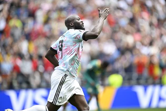 Belgium vs Senegal - 2026 FIFA World Cup, WM, Weltmeisterschaft, Fussball SEATTLE, USA - JULY 01 : Lukaku Romelu forward of Belgium celebrating scoring a goal during the FIFA World Cup 2026 Round of 32 match between Belgium and Senegal at the Lumen Field stadium on July 01, 2026 in Seattle, USA, 15 06 2026 Seattle United States of America  Copyright: xNicoxVereeckenx