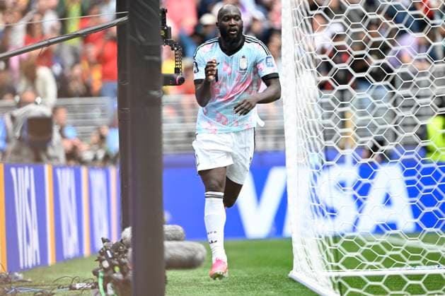Belgium vs Senegal - 2026 FIFA World Cup, WM, Weltmeisterschaft, Fussball SEATTLE, USA - JULY 01 : Lukaku Romelu forward of Belgium celebrating scoring a goal (2-2) during the FIFA World Cup 2026 Round of 32 match between Belgium and Senegal at the Lumen Field stadium on July 01, 2026 in Seattle, USA, 15 06 2026 Seattle United States of America  Copyright: xNicoxVereeckenx