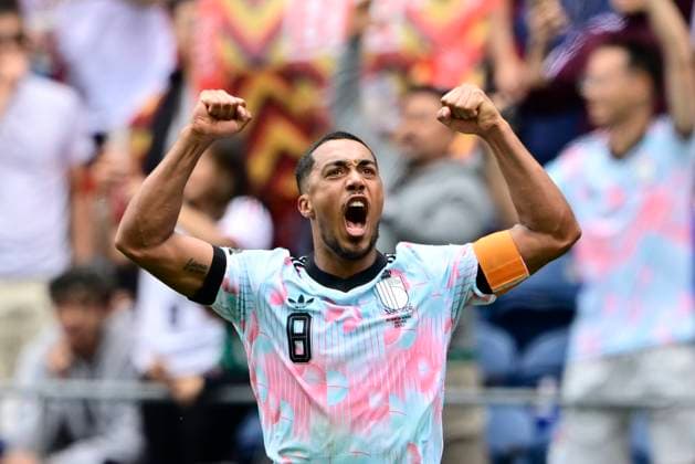 Belgium vs Senegal - 2026 FIFA World Cup, WM, Weltmeisterschaft, Fussball SEATTLE, USA - JULY 01 : Tielemans Youri midfielder of Belgium celebrates after scoring during the FIFA World Cup 2026 Round of 32 match between Belgium and Senegal at the Lumen Field stadium on July 01, 2026 in Seattle, USA, 15 06 2026 Seattle United States of America  Copyright: xJanxDexMeuleneirx