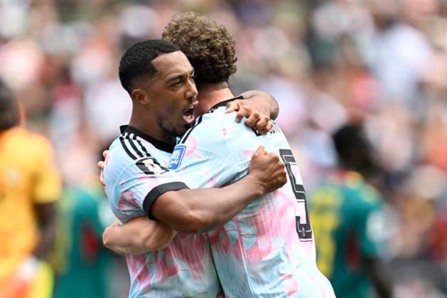 Belgium vs Senegal - 2026 FIFA World Cup, WM, Weltmeisterschaft, Fussball SEATTLE, USA - JULY 01 : Tielemans Youri midfielder of Belgium celebrating scoring a goal (2-2) during the FIFA World Cup 2026 Round of 32 match between Belgium and Senegal at the Lumen Field stadium on July 01, 2026 in Seattle, USA, 15 06 2026 Seattle United States of America  Copyright: xNicoxVereeckenx