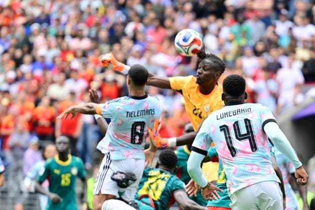 Belgium vs Senegal - 2026 FIFA World Cup, WM, Weltmeisterschaft, Fussball SEATTLE, USA - JULY 01 : Tielemans Youri midfielder of Belgium scores a goal during the FIFA World Cup 2026 Round of 32 match between Belgium and Senegal at the Lumen Field stadium on July 01, 2026 in Seattle, USA, 1 07 2026 Seattle United States of America  Copyright: xJanxDexMeuleneirx