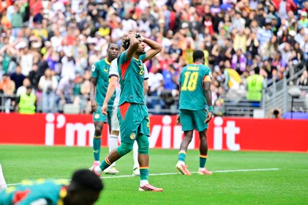 Belgium vs Senegal - 2026 FIFA World Cup, WM, Weltmeisterschaft, Fussball SEATTLE, USA - JULY 01 : Mbaye Ibrahim forward of Senegal during the FIFA World Cup 2026 Round of 32 match between Belgium and Senegal at the Lumen Field stadium on July 01, 2026 in Seattle, USA, 15 06 2026 Seattle United States of America  Copyright: xJanxDexMeuleneirx