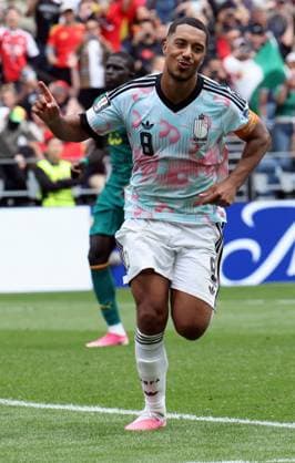 Belgium s Youri Tielemans scores from penalty during a soccer game between Belgian national team, Nationalteam Red Devils and Senegal, on Wednesday 01 July 2026, at the Seattle Field, in Seattle, a 1 16 finals game in the FIFA World Cup, WM, Weltmeisterschaft, Fussball 2026. BRUNOxFAHY  x180126787x