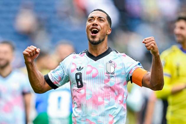 Belgium vs Senegal - 2026 FIFA World Cup, WM, Weltmeisterschaft, Fussball SEATTLE, USA - JULY 01 : Tielemans Youri midfielder of Belgium celebrating their victory during the FIFA World Cup 2026 Round of 32 match between Belgium and Senegal at the Lumen Field stadium on July 01, 2026 in Seattle, USA, 15 06 2026 Seattle United States of America  Copyright: xNicoxVereeckenx