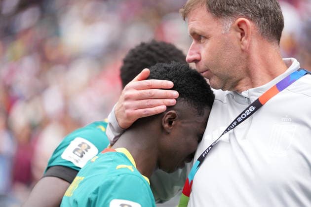 Belgium v Senegal - FIFA World Cup, WM, Weltmeisterschaft, Fussball 2026 - Round of 32 SEATTLE, USA - JULY 01: Lamine Camara of Senegal reacts after the 2026 FIFA World Cup Round of 32 match between Belgium and Senegal at Lumen Field (Seattle Stadium) in Seattle, Washington, United States on July 01, 2026. Ercin Erturk Anadolu Washington United States. Editorial use only. Please get in touch for any other usage.  Copyright: x2026xAnadoluxErcinxErturkx
