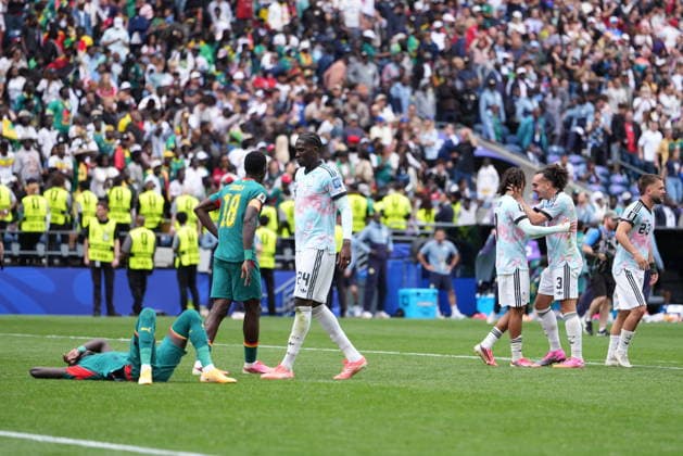 Belgium v Senegal - FIFA World Cup, WM, Weltmeisterschaft, Fussball 2026 - Round of 32 SEATTLE, USA - JULY 01: Players of Belgium celebrate after the 2026 FIFA World Cup Round of 32 match between Belgium and Senegal at Lumen Field (Seattle Stadium) in Seattle, Washington, United States on July 01, 2026. Ercin Erturk Anadolu Washington United States. Editorial use only. Please get in touch for any other usage.  Copyright: x2026xAnadoluxErcinxErturkx