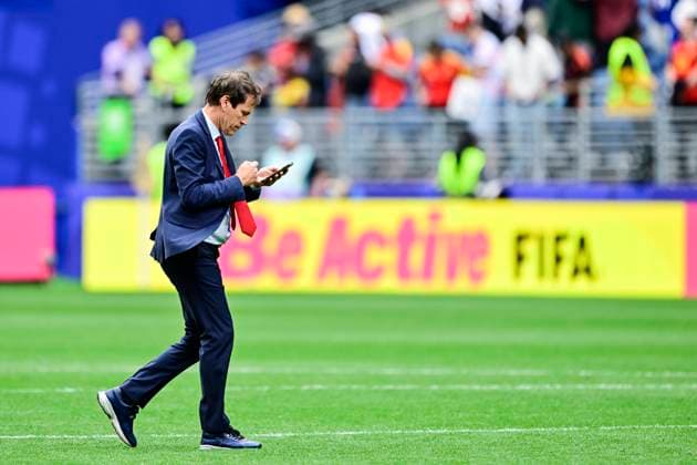 Belgium vs Senegal - 2026 FIFA World Cup, WM, Weltmeisterschaft, Fussball SEATTLE, USA - JULY 01 : Garcia Rudi head coach of Belgium during the FIFA World Cup 2026 Round of 32 match between Belgium and Senegal at the Lumen Field stadium on July 01, 2026 in Seattle, USA, 01 07 2026 Seattle United States of America  Copyright: xJanxDexMeuleneirx