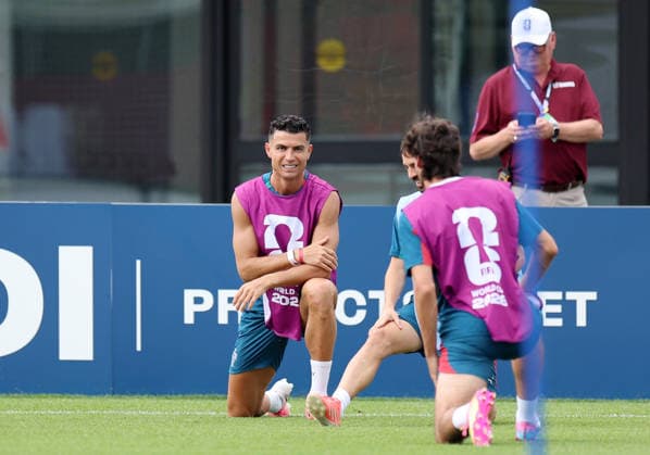 Portugal Training - FIFA World Cup, WM, Weltmeisterschaft, Fussball 2026 Cristiano Ronaldo of Portugal during the training session one day ahead of the FIFA World Cup 2026 Round of 32 match between Portugal and Croatia at training ground Centennial Park on July 01, 2026 in Toronto, Ontario.  SanjinxStrukic PIXSELL