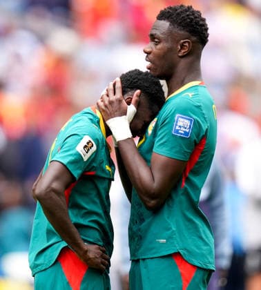 Belgium v Senegal - FIFA World Cup, WM, Weltmeisterschaft, Fussball 2026 - Round of 32 SEATTLE, USA - JULY 01: Players of Senegal react during the 2026 FIFA World Cup Round of 32 match between Belgium and Senegal at Lumen Field (Seattle Stadium) in Seattle, Washington, United States on July 01, 2026. Ercin Erturk Anadolu Washington United States. Editorial use only. Please get in touch for any other usage.  Copyright: x2026xAnadoluxErcinxErturkx