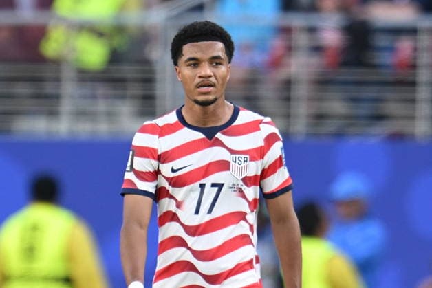 USA v Bosnia and Herzegovina - FIFA World Cup, WM, Weltmeisterschaft, Fussball 2026 - Round of 32 SANTA CLARA, CALIFORNIA - JULY 1: Malik Tillman (17) of USA in action during the 2026 FIFA World Cup Round of 32 match between USA vs Bosnia and Herzegovina at the San Francisco Stadium (Levi s Stadium) in Santa Clara, California, United States on July 1, 2026. Tayfun Coskun Anadolu California United States. Editorial use only. Please get in touch for any other usage.  Copyright: x2026xAnadoluxTayfunxCoskunx