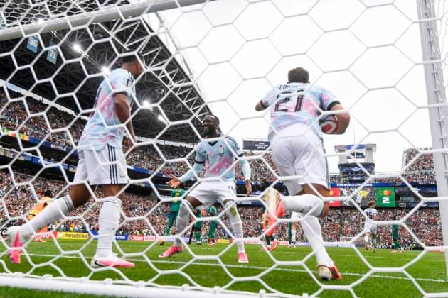 Belgium vs Senegal - 2026 FIFA World Cup, WM, Weltmeisterschaft, Fussball SEATTLE, USA - JULY 01 : Tielemans Youri midfielder of Belgium scoring a goal during the FIFA World Cup 2026 Round of 32 match between Belgium and Senegal at the Lumen Field stadium on July 01, 2026 in Seattle, USA, 15 06 2026 Seattle United States of America  Copyright: xNicoxVereeckenx