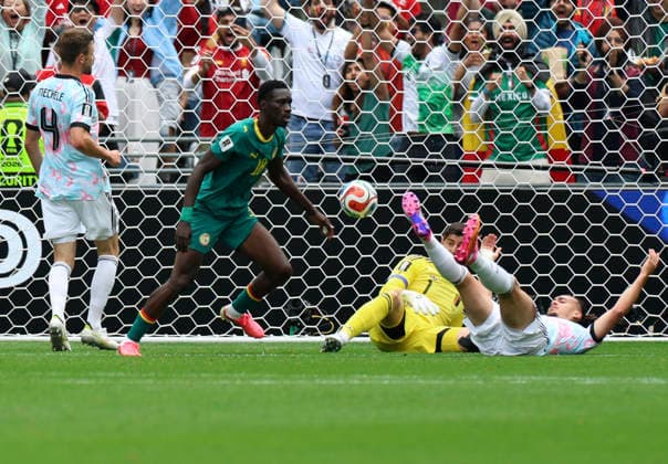 (260702) -- SEATTLE, July 2, 2026 -- Ismaila Sarr (2nd L) of Senegal celebrates after scoring during the round of 32 match between Belgium and Senegal at the 2026 FIFA World Cup, WM, Weltmeisterschaft, Fussball at Seattle Stadium in Seattle, the United States, July 1, 2026. ) (SP)U.S.-SEATTLE-FOOTBALL-FIFA WORLD CUP-ROUND OF 32-BEL VS SEN BaixXuefei 