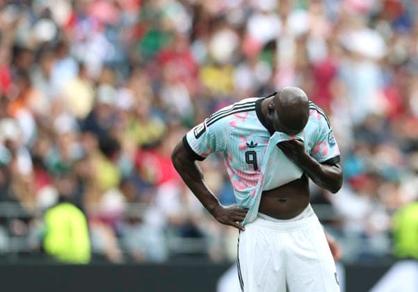 (260702) -- SEATTLE, July 2, 2026 -- Romelu Lukaku of Belgium reacts during the round of 32 match between Belgium and Senegal at the 2026 FIFA World Cup, WM, Weltmeisterschaft, Fussball at Seattle Stadium in Seattle, the United States, July 1, 2026. ) (SP)U.S.-SEATTLE-FOOTBALL-FIFA WORLD CUP-ROUND OF 32-BEL VS SEN BaixXuefei 