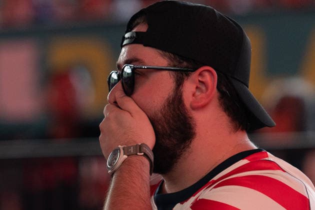 July 1, 2026, Dallas, Texas, USA: A fan reacts to a round of 32 game between the United States and Bosnia and Herzegovina at the FIFA Fest in Dallas, Texas. The United States moves on to the round of 16 after defeating Bosnia and Herzegovina, 2-0. World Cup 2026: Watch Party: USA Vs Bosnia And Herzegovina  - ZUMAh193 20260701_zsp_h193_012 Copyright: xDanielxMcGregor-Huyerx