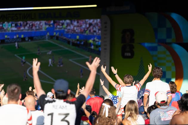 Football, 2026 FIFA World Cup, USA v Bosnia and Herzegovina, public viewing in Dallas