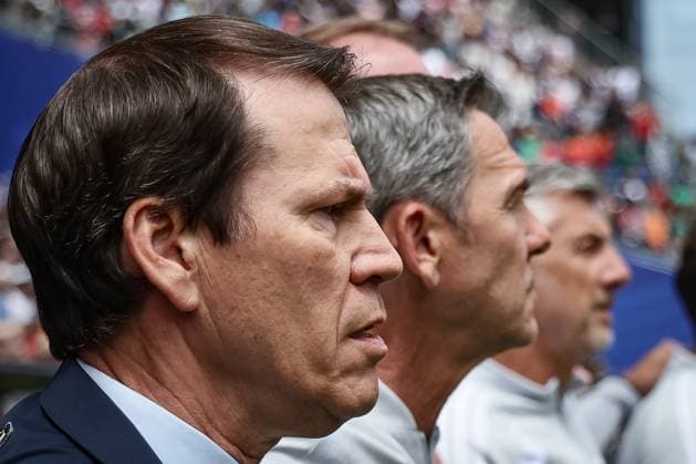 Belgium s head coach Rudi Garcia pictured at the start of a soccer game between Belgian national team, Nationalteam Red Devils and Senegal, on Wednesday 01 July 2026, at the Seattle Field, in Seattle, a 1 16 finals game in the FIFA World Cup, WM, Weltmeisterschaft, Fussball 2026. BRUNOxFAHY  x180138708x