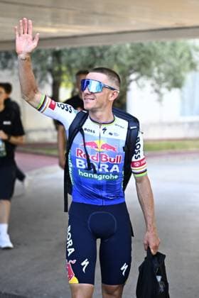 Belgian Remco Evenepoel of Red Bull-BORA-hansgrohe pictured before a training ahead of the 2026 Tour de France cycling race, Thursday 02 July 2026, in Barcelona, Spain. The 113th edition of the Tour de France starts on Saturday 4 July in Barcelona, Spain, and will finish in Paris, France on the 26th of July. JASPERxJACOBS  x180148744x