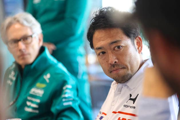 Formula 1 Pirelli British Grand Prix 2026. Mike Krack, Aston Martin Aramco Formula One Team, Shintaro Orihara, Honda, during Formula 1 Pirelli British Grand Prix 2026. on July 2., 2026 in Silverstone Circuit, Silverstone, United Kingdom, Zsombor Toth Silverstone Silverstone Circuit West Northamptonshire United Kingdom