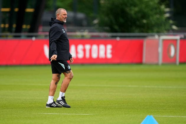 First training Feyenoord Rotterdam Rotterdam - Assistant John de Wolf during the first training in preparation of the 2026 2027 season. The training is set at Trainingscomplex 1908 on 2 July 2026 in Rotterdam, The Netherlands. (Hero Images Yannick Verhoeven) Copyright: xYannickxVerhoevenx