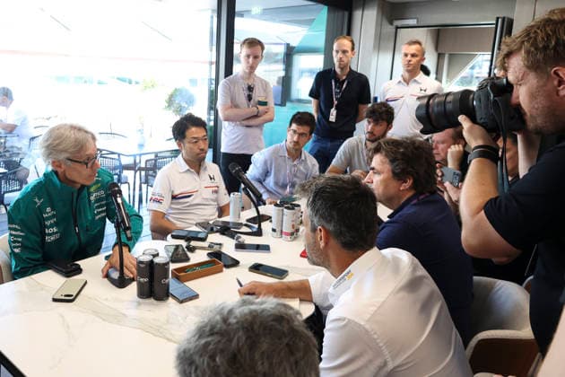 Formula 1 Pirelli British Grand Prix 2026. Mike Krack, Aston Martin Aramco Formula One Team, Shintaro Orihara, Honda, during Formula 1 Pirelli British Grand Prix 2026. on July 2., 2026 in Silverstone Circuit, Silverstone, United Kingdom, Zsombor Toth Silverstone Silverstone Circuit West Northamptonshire United Kingdom