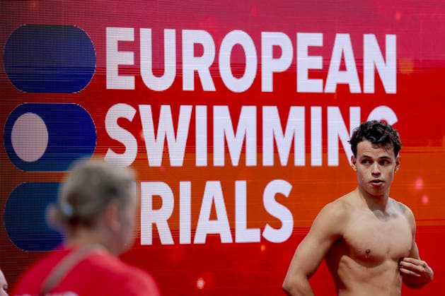 2026-07-02 European Swimming Trials EINDHOVEN, NETHERLANDS - JULY 2: Tiago Fonseca Gomes of the Netherlands after competing in the Men s 400m Freestyle during European Swimming Trials at Tongelreep National Swimming Centre on July 2, 2026 in Eindhoven, Netherlands. (Photo by Joris Verwijst BSR Agency) Eindhoven Netherlands Content not available for redistribution in The Netherlands directly or indirectly through any third parties. Copyright: xBSRxAgencyx