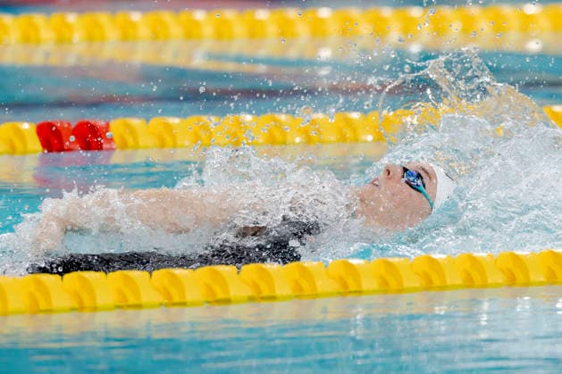 2026-07-02 European Swimming Trials EINDHOVEN, NETHERLANDS - JULY 2: Marrit Steenbergen of the Netherlands competing in the Women s 100m Backstroke during European Swimming Trials at Tongelreep National Swimming Centre on July 2, 2026 in Eindhoven, Netherlands. (Photo by Joris Verwijst BSR Agency) Eindhoven Netherlands Content not available for redistribution in The Netherlands directly or indirectly through any third parties. Copyright: xBSRxAgencyx