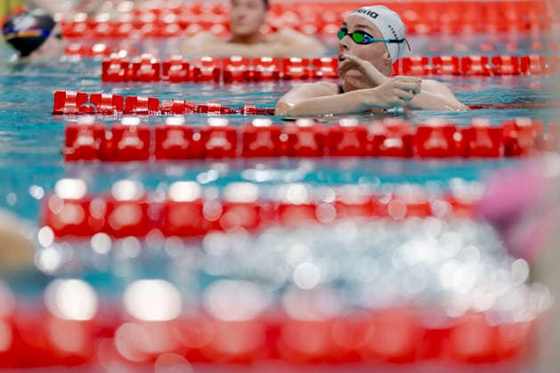 2026-07-02 European Swimming Trials EINDHOVEN, NETHERLANDS - JULY 2: Marrit Steenbergen of the Netherlands after competing in the Women s 100m Backstroke during European Swimming Trials at Tongelreep National Swimming Centre on July 2, 2026 in Eindhoven, Netherlands. (Photo by Joris Verwijst BSR Agency) Eindhoven Netherlands Content not available for redistribution in The Netherlands directly or indirectly through any third parties. Copyright: xBSRxAgencyx