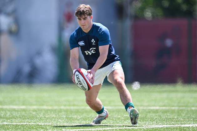 2026 World Rugby Junior World Championship, WM, Weltmeisterschaft Pool C, Avchala Rugby Stadium, Tbilisi, Georgia 2 7 2026 Argentina vs Ireland Ireland s Christopher Barrett during the warm up ahead of the match Christopher Barrett during the warm up ahead of the match 2 7 2026  Copyright: xLevanxVerdzeulix Z99_9077
