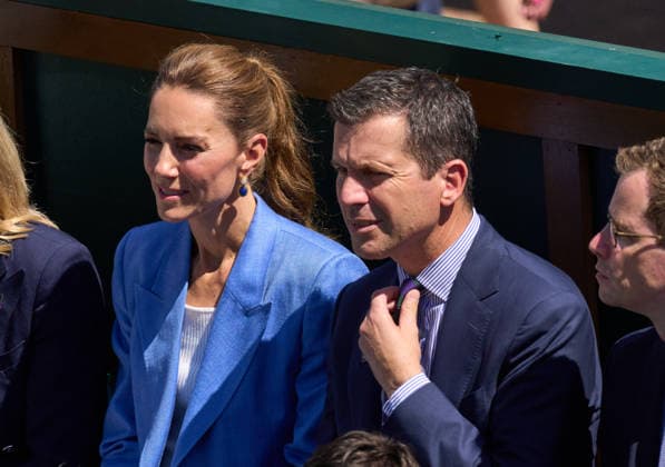 2026 Wimbledon, July 02, Day 4 LONDON, - JULY 2: The Princess of Wales and Tim Henman watch on court 18 as Arthur Fery of Great Britain plays against Otto Virtanen of Finland during the 2026 Wimbledon, July 02, Day 4 at The all England club, Wimbledon on July 2, 2026 in London, GBR. London The all England club, Wimbledon GBR Copyright: xPeterxvanxdenxBerg ISIxPhotosx 9442