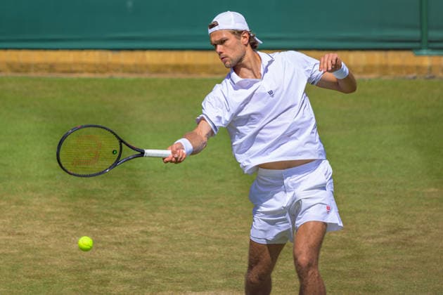 Day Four: The Championships - Wimbledon 2026 LONDON, ENGLAND JULY 02 - Otto Virtanen of Finland during Gentlemen s Single Second Round against Arthur Fery of Great Britain at The Wimbledon Lawn Tennis Championship at Wimbledon on July 02, 2026 in London, England. (Photo by Keeran Marquis)  Copyright: xKeeranxMarquis Fotoarena SPPx Sportspressphoto_SPR182623