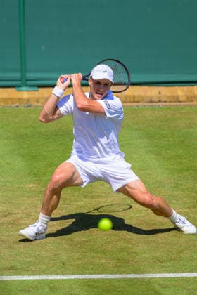 Day Four: The Championships - Wimbledon 2026 LONDON, ENGLAND JULY 02 - Arthur Fery of Great Britain during Gentlemen s Single Second Round against Otto Virtanen of Finland at The Wimbledon Lawn Tennis Championship at Wimbledon on July 02, 2026 in London, England. (Photo by Keeran Marquis)  Copyright: xKeeranxMarquis Fotoarena SPPx Sportspressphoto_SPR182631