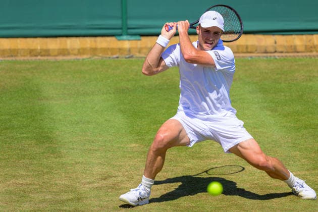 Day Four: The Championships - Wimbledon 2026 LONDON, ENGLAND JULY 02 - Arthur Fery of Great Britain during Gentlemen s Single Second Round against Otto Virtanen of Finland at The Wimbledon Lawn Tennis Championship at Wimbledon on July 02, 2026 in London, England. (Photo by Keeran Marquis)  Copyright: xKeeranxMarquis Fotoarena SPPx Sportspressphoto_SPR182632