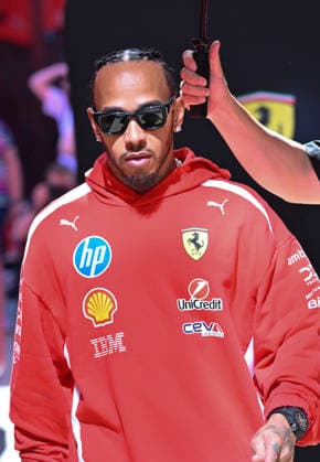 Formula 1, Arrivals, Silverstone, UK, 02 July, 2026. 02 July 2026. Lewis Hamilton, Ferrari, in the Paddock at the Formula 1 Pirelli British Grand Prix at Silverstone, Northamptonshire, UK., Credit:Lee Floyd Lee Floyd - B3214 Avalon UK, Northamptonshire, London, Silverstone  Copyright: xLeexFloydx xLeexFloydx-xB3214x xAvalonx 1113939586