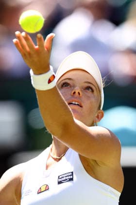 Katie Swan during her seciond round match Wimbledon Tennis Championships, Day 4, The All England Lawn Tennis and Croquet Club, London, UK - 02 Jul 2026London The All England Lawn Tennis and United Kingdom  Copyright: xJamesxMarsh Shutterstockx 16970344bh