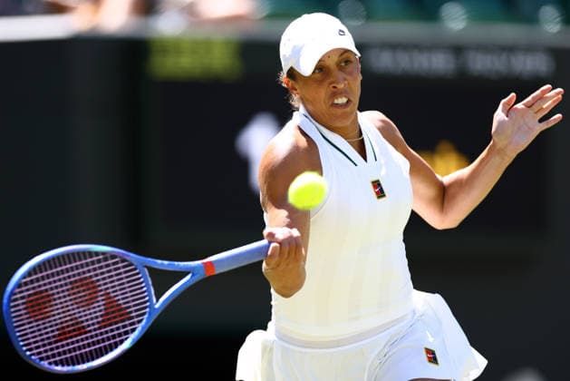 Madison Keys during her second round match Wimbledon Tennis Championships, Day 4, The All England Lawn Tennis and Croquet Club, London, UK - 02 Jul 2026London The All England Lawn Tennis and United Kingdom  Copyright: xJamesxMarsh Shutterstockx 16970344bs