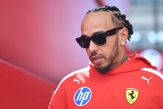 RECORD DATE NOT STATED 2nd July 2026; Silverstone Circuit, Northamptonshire, England; FIA Formula 1 2026 British F1 Grand Prix; Arrivals Day; Lewis Hamilton of Ferrari in the paddock SimonxWest