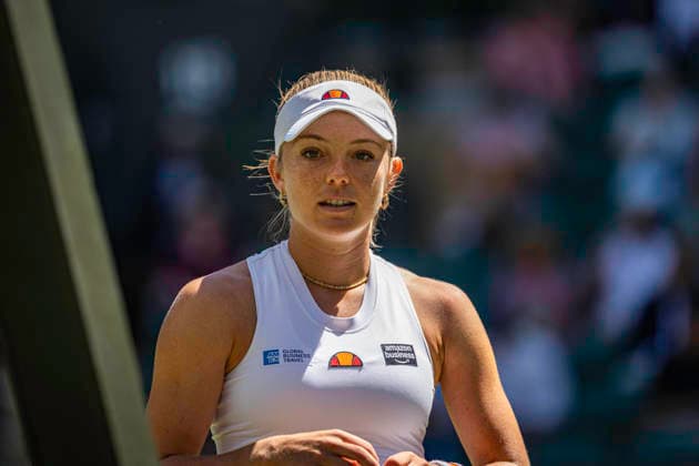 RECORD DATE NOT STATED 2nd July 2026; All England Lawn Tennis and Croquet Club, London, England; Wimbledon Tennis Tournament, Day Four; Katie Swan (GBR) GodfreyxPitt